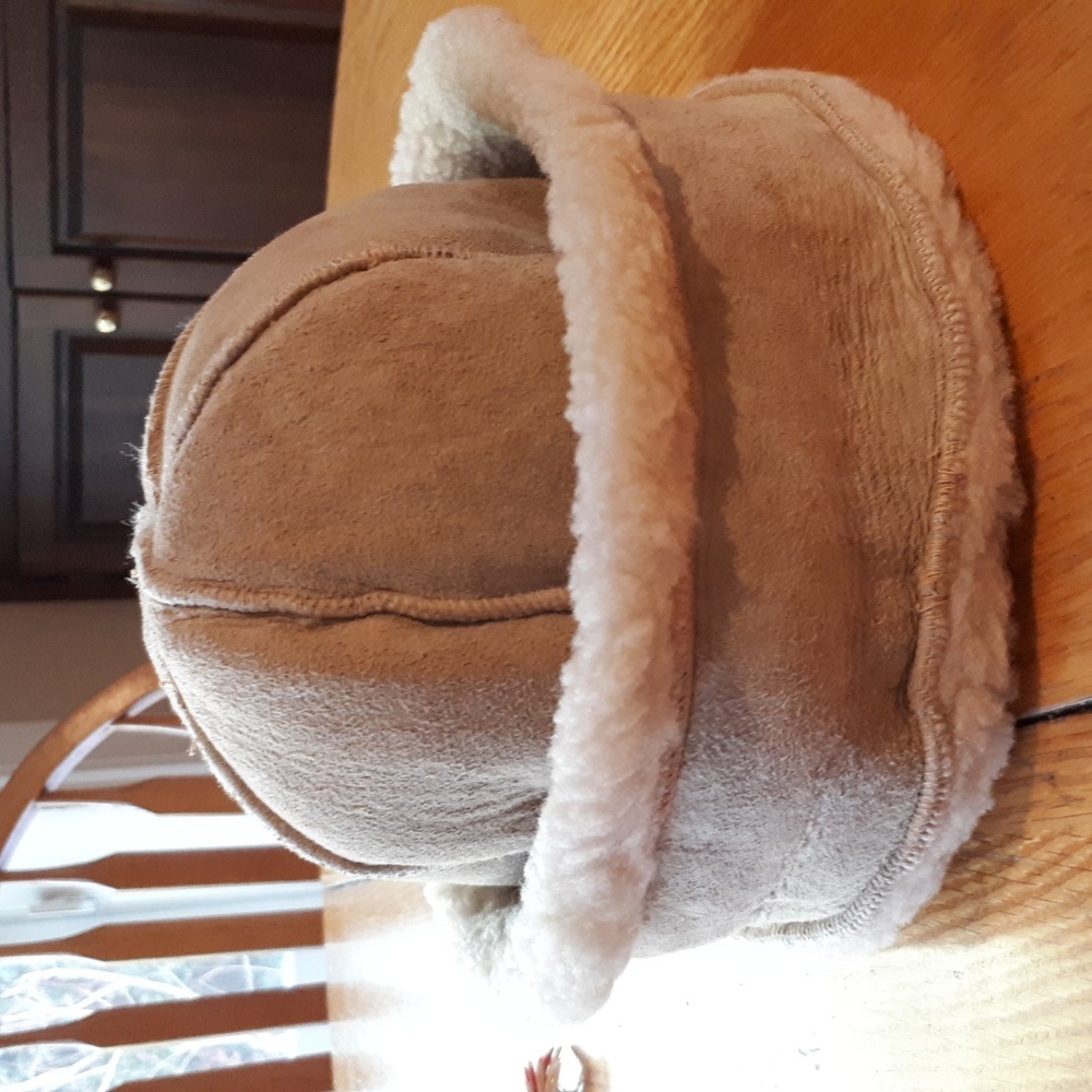 Bick sheep wool sherpa hat size S